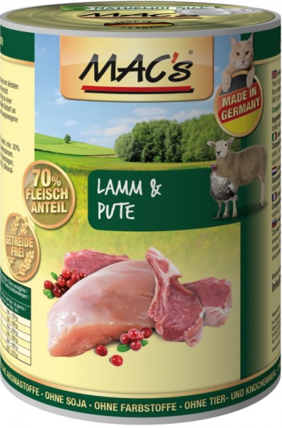 MACs Cat Lamm & Pute - 400g Dose