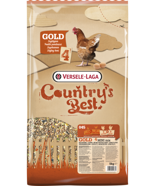 Versele-Laga - Countrys Best GOLD 4 MINI Mix mit 2 mm Legepellets 5kg