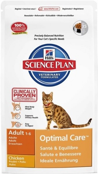 Hills Science Plan Katze Adult Huhn - 15kg Sack