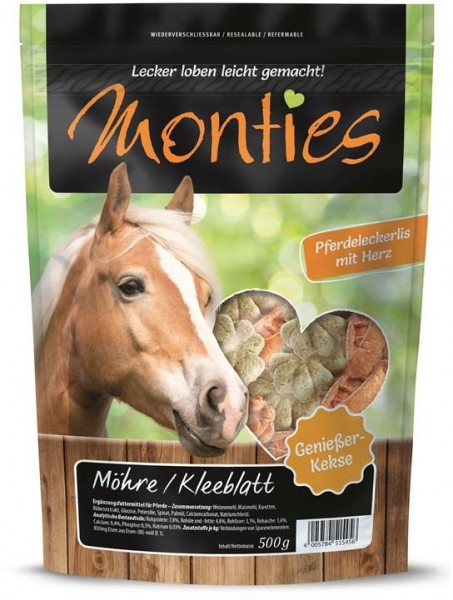 Allco Monties Möhre / Kleeblatt - 500g Beutel