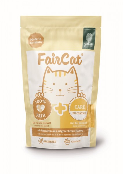 Green Petfood, Katze, FairCat Care 16x85g Tray