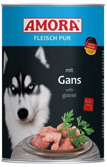 *** AMORA Fleisch Pur mit Gans - 400g Dose [*** AUSLAUFARTIKEL]