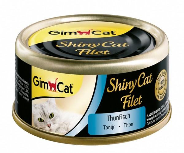 GimCat ShinyCat Filet Thunfisch 70g, Dose