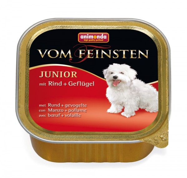 Animonda Vom Feinsten Dog - Schale Junior Rind & Geflügel 150g