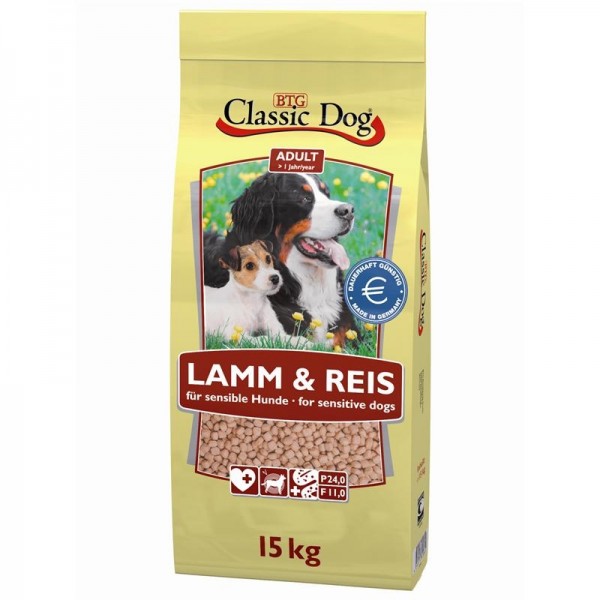 Classic Dog Lamm&Reis 15kg