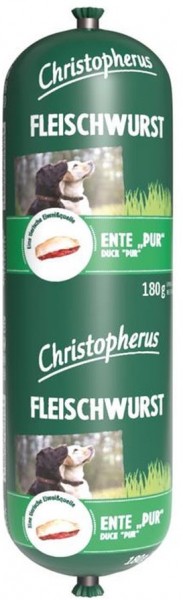 Allco Christopherus Fleischwurst - Ente Pur - 180g Wurst