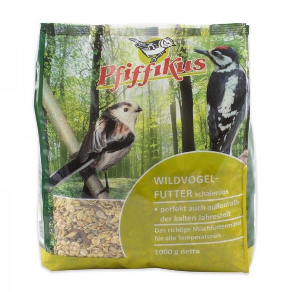 Pfiffikus Wildvogelfutter schalenlos - 5x1kg Beutel