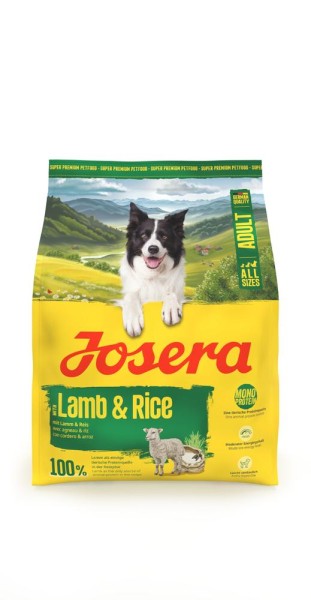 Josera Dog - A/S Adult Lamb & Rice 900g