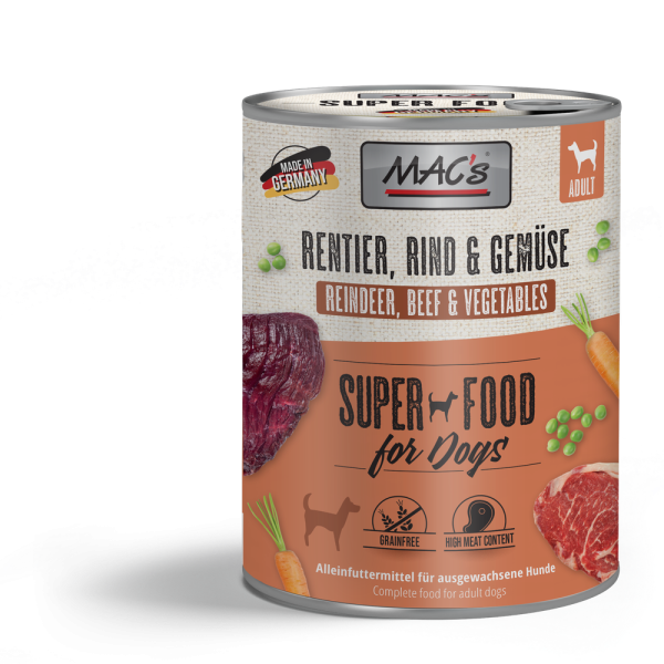 MACs DOG - Rentier, Rind & Gemüse 800g