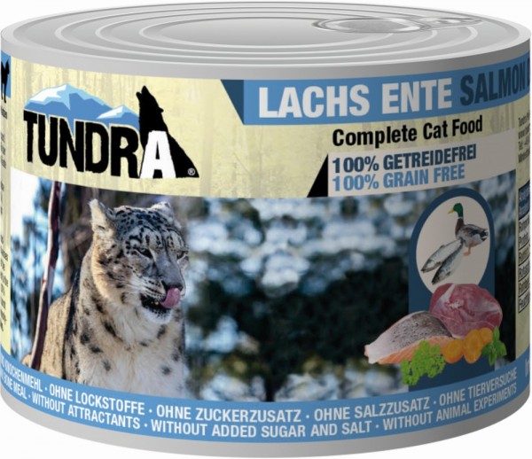 Tundra Adult Cat Lachs & Ente - 200g Dose