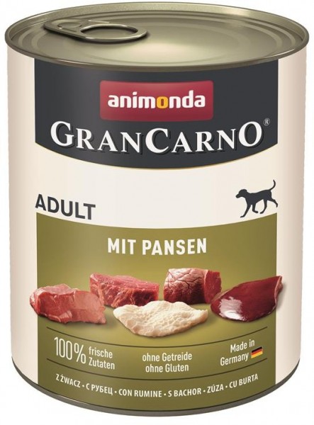 Animonda GranCarno Adult mit Pansen - 800g Dose