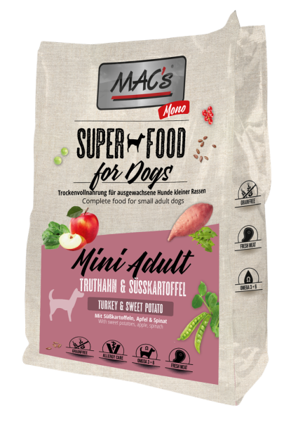 MACs DOG - Mono Mini Adult Truthahn 7kg