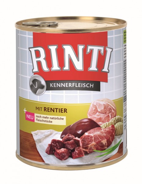 Rinti Pur Kennerfleisch Rentier 800g