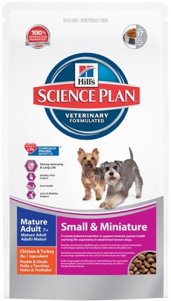 Hills Science Plan Hund Mature Adult 7+ Small & Mini Huhn - 1,5kg Beutel