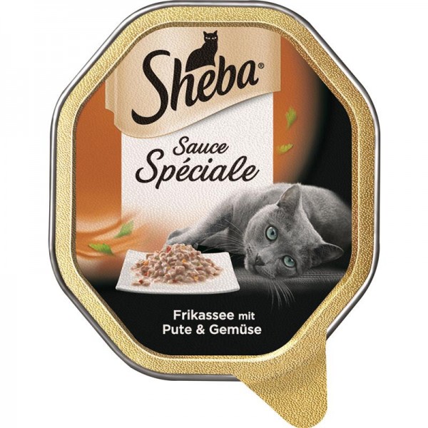 Sheba Schale Speciale Frikassée mit Pute & Gemüse 85g