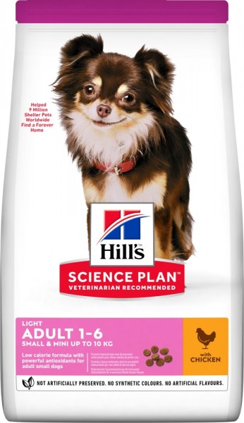 Hills Science Plan Hund Adult Light Small & Mini Huhn - 1,5kg Beutel