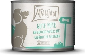 MjAMjAM - Hund gute Pute an gekochtem Reis mit gedämpfter