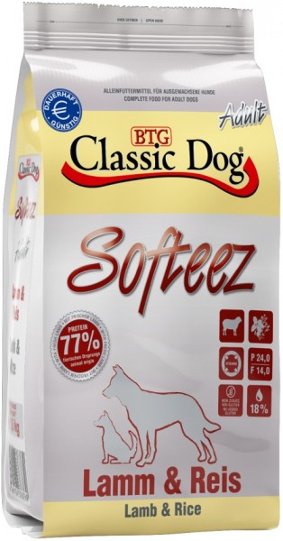 Classic Dog Adult Softeez Lamm + Reis 1,5kg