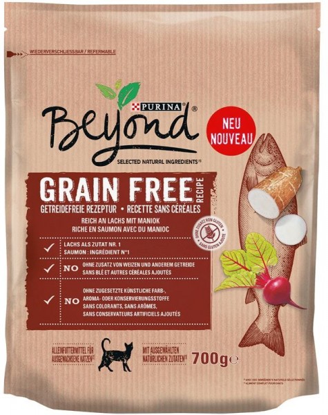 Beyond Katze Getreidefrei Lachs 700g