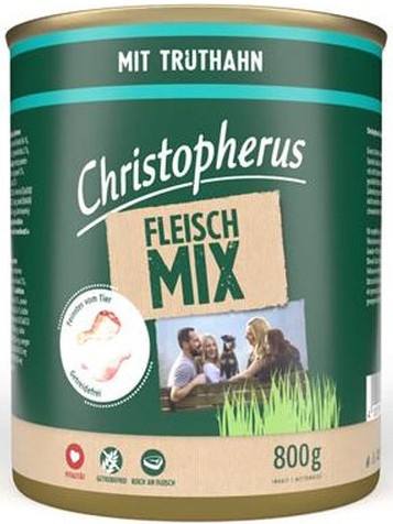 Allco Christopherus Fleischmix - mit Truthahn - 800g Dose