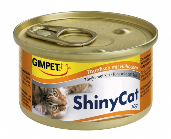Gimpet ShinyCat Thunfisch mit Hühnchen 70g