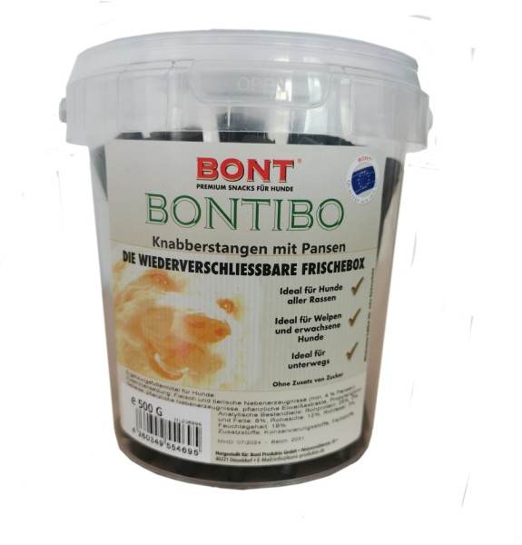 Bontibo Knabberstangen mit Pansen 500g