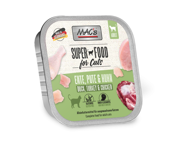 MACs CAT - Ente, Pute & Huhn 100g Schale