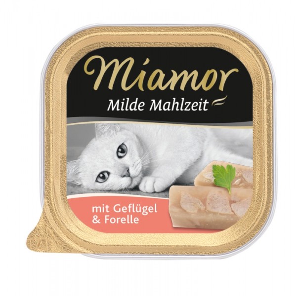 Miamor Milde Mahlzeit Geflügel & Forelle 100g