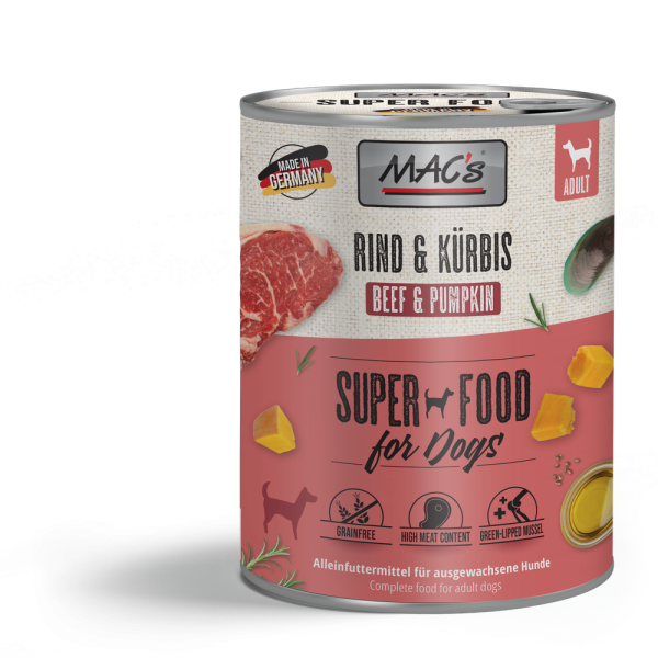 MACs DOG - Rind & Kürbis 800g