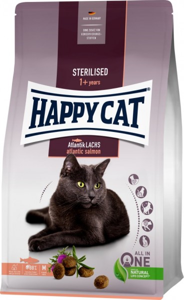 Happy Cat Sterilised Adult Atlantik Lachs 300 g