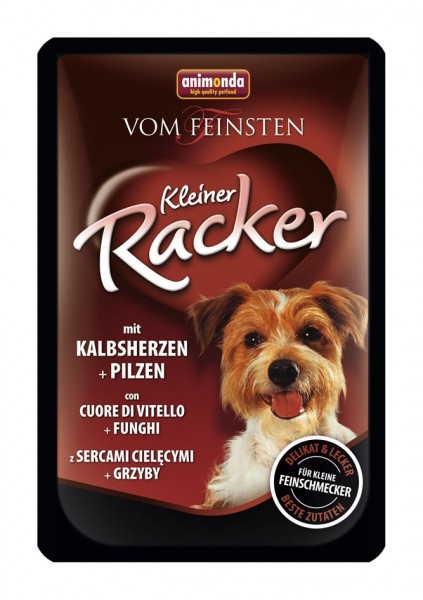 Animonda Kleine Racker Kalbherz & Pilzen 85g Frischebeutel