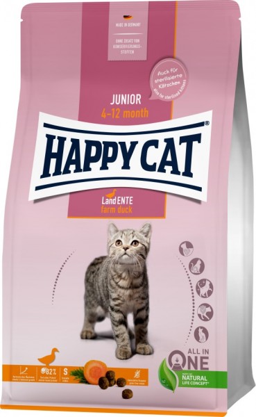 Happy Cat Young Junior Land Ente 1,3 kg