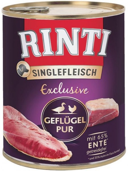 RINTI Singlefleisch Exclusive Geflügel Pur 800g
