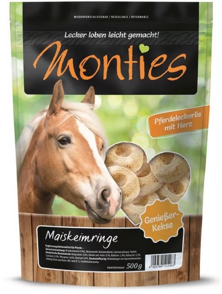 Allco Monties Maiskeimringe - 500g Beutel