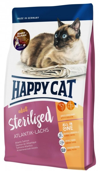 Happy Cat Supreme Sterilised Atlantik-Lachs 10kg