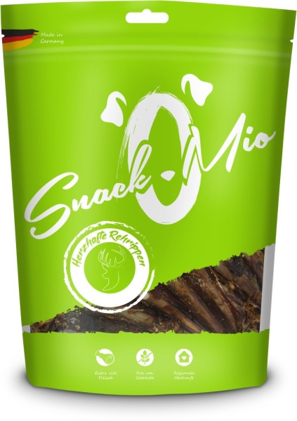 SnackOMio - herzhafte Rehrippen 250g Beutel [*** AUSLAUFARTIKEL ***]