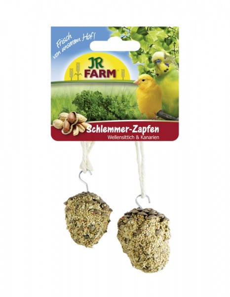 JR Farm Birds Schlemmer-Zapfen für Wellensittiche & Kanarien 120 g