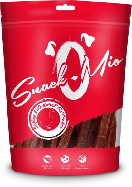 SnackOMio - saftige Entenbrust Filetstreifen 500g