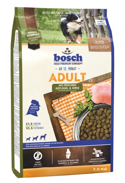 Bosch Adult Geflügel & Hirse 3 kg