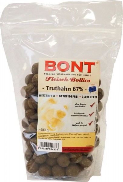 Bont Fleisch-Bollies Truthahn, 400g