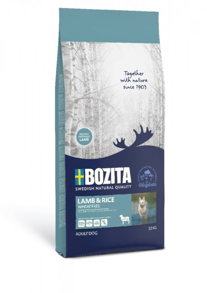 Bozita Lamb & Rice Weizenfrei 12kg