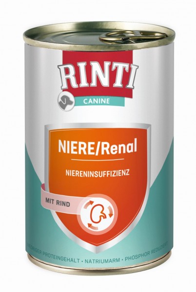 *** RINTI Canine Niere/Renal Rind 400g [*** AUSLAUFARTIKEL]
