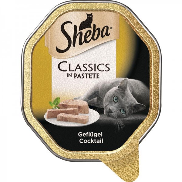 Sheba Schale Classics Geflügel Cocktail 85g