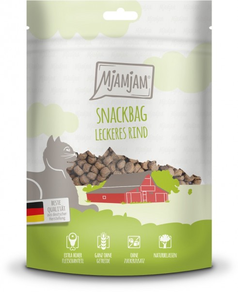 Mjamjam Snackbag leckeres Rind 125g