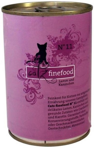 Pets Nature Catz finefood No.11 Lamm & Wild 400g Dose