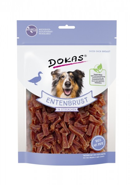 Dokas Snack Entenbrust in Stückchen 200g