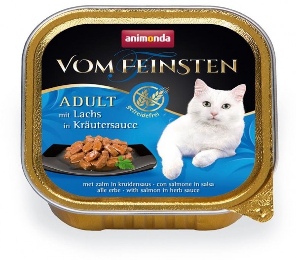 Animonda vom Feinsten mit Lachs in Kräutersauce - 100g Schale