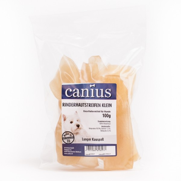 Canius Rinderhautstreifen Klein 100g