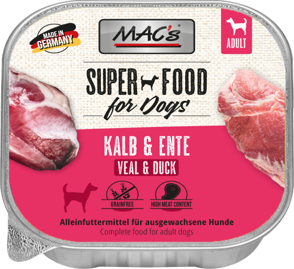 MACs DOG - Kalb & Ente 150g