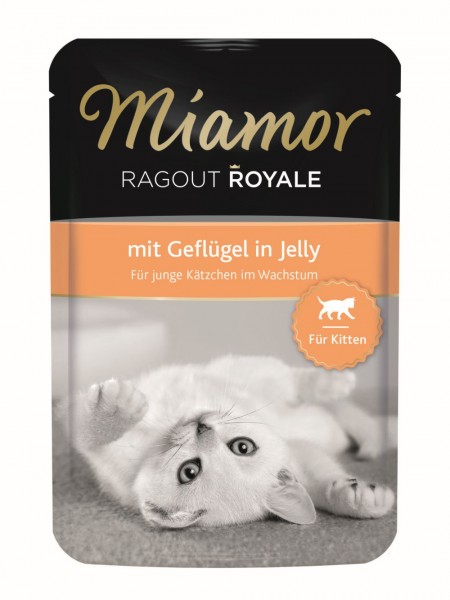 Miamor Ragout Royale Kitten mit Geflügel 100g